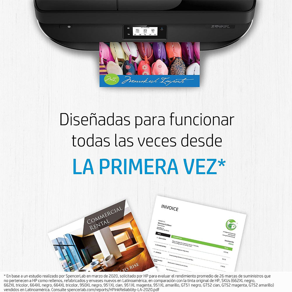 Cartucho Tinta HP 668 Negro Original 7FP37VL – 160 Páginas