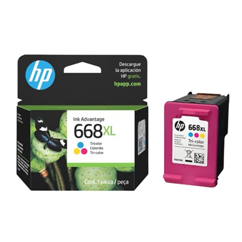 Tinta hp 668XL 7FP38VL Tricolor 4300, 6500, 2900, 2975