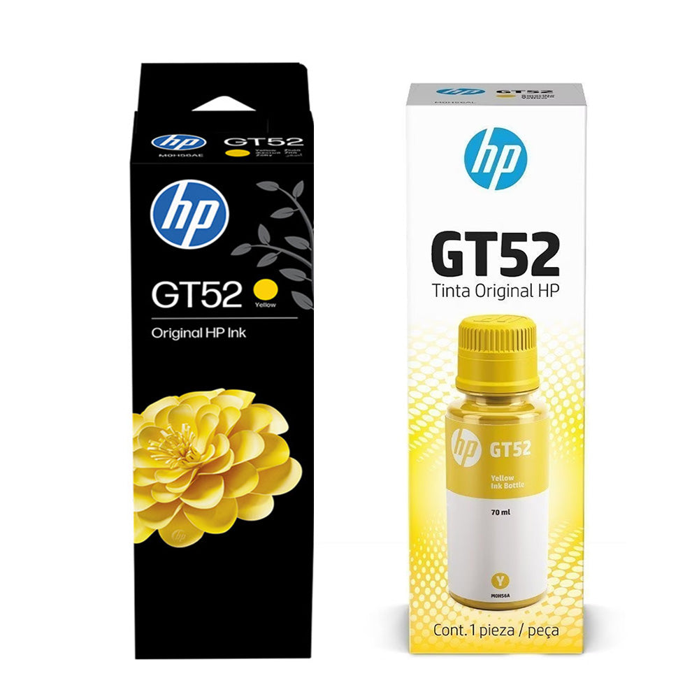 Tinta HP  GT52 M0H56AL Yellow Original 70 ml