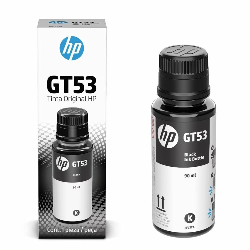 Tinta hp GT53 GT-53 Negro Original 90ml.