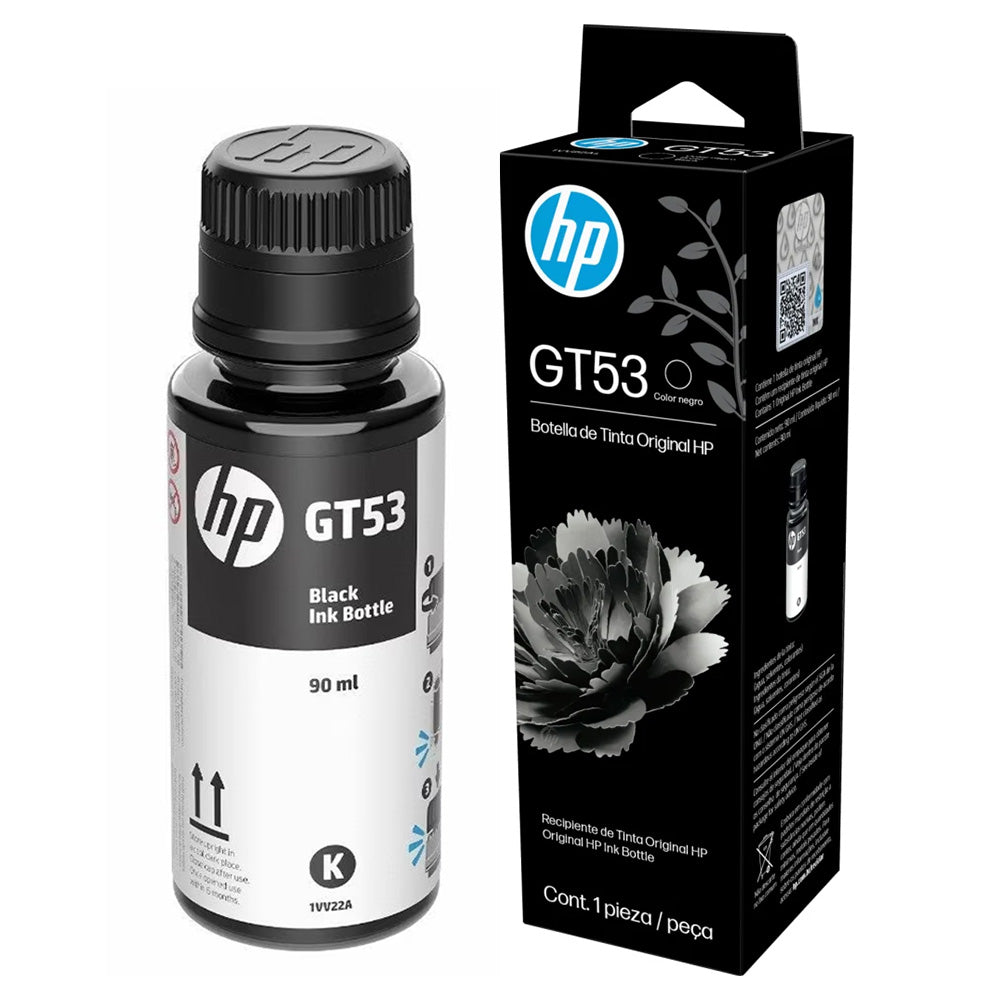 Tinta hp GT53 GT-53 Negro Original 90ml.